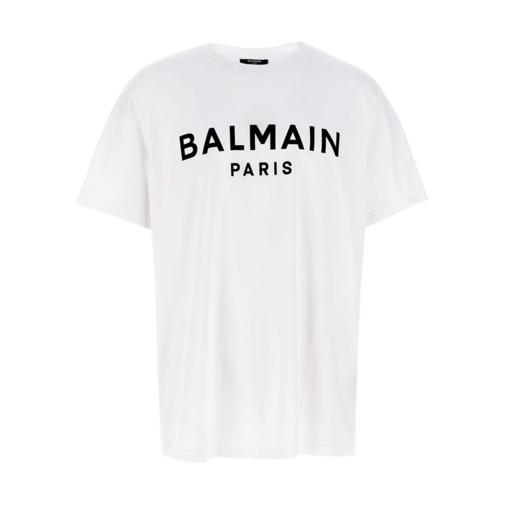 Balmain Bicolor Organic Cotton Men's T-Shirt